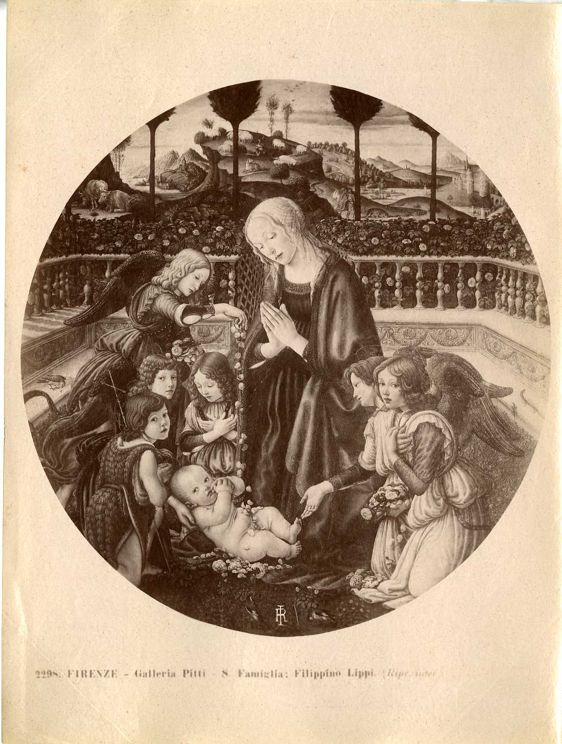 Madonna con Bambino - Dipinti (positivo) di Botticini, Francesco, Fra Filippo Lippi (attr), Anonimo (XIX/ XX)