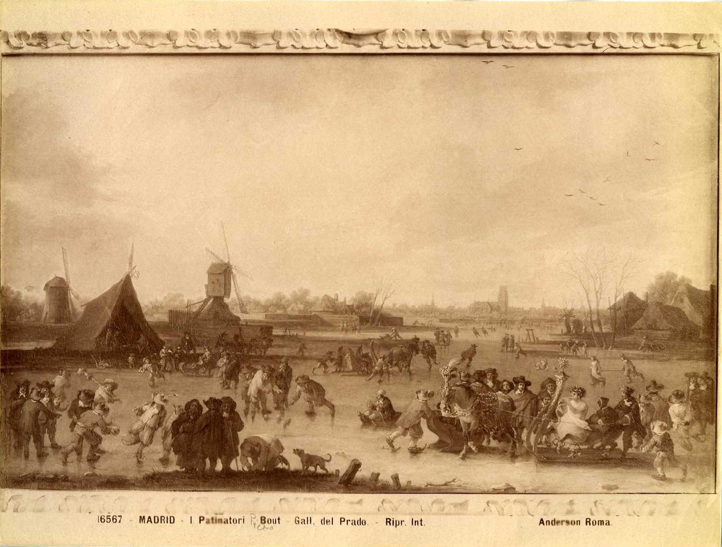 Pattinatori - Dipinti (positivo) di Bout, Peeter, Anderson, Domenico (ditta) (XIX/ XX)
