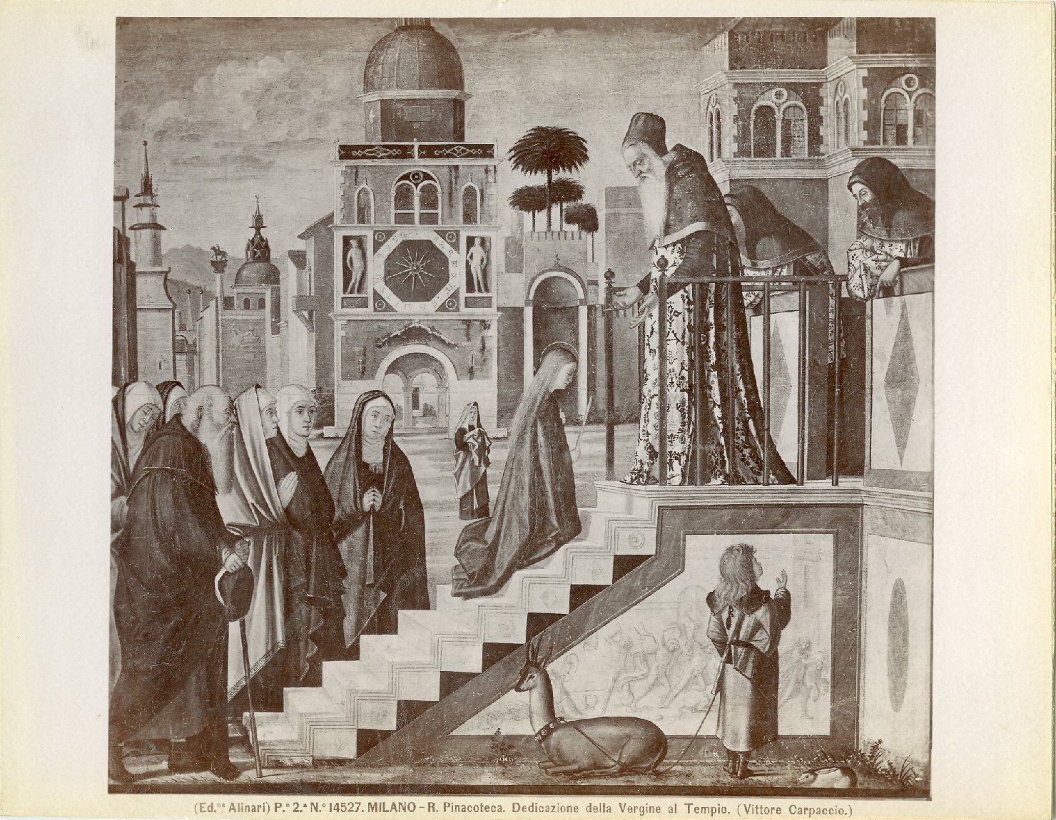 Presentazione della Vergine al Tempio - Dipinti (positivo) di Carpaccio, Vittore, Fratelli Alinari (ditta) (XIX/ XX)