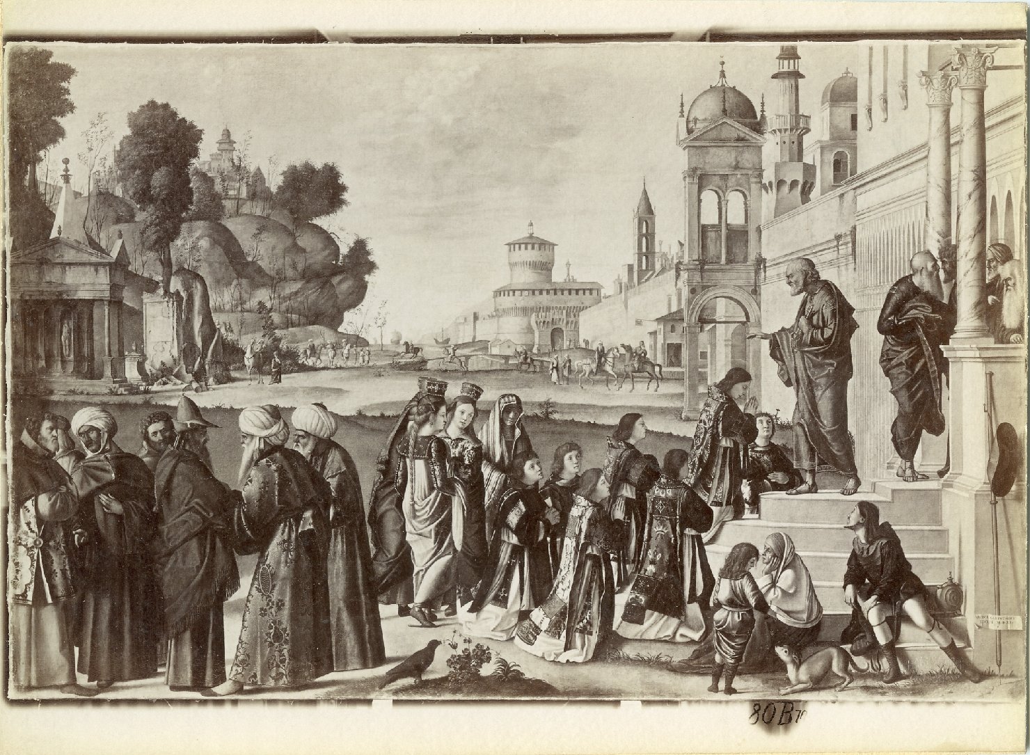 Santo Stefano consacrato diacono - Dipinti (positivo) di Carpaccio, Vittore, Anonimo (XIX/ XX)