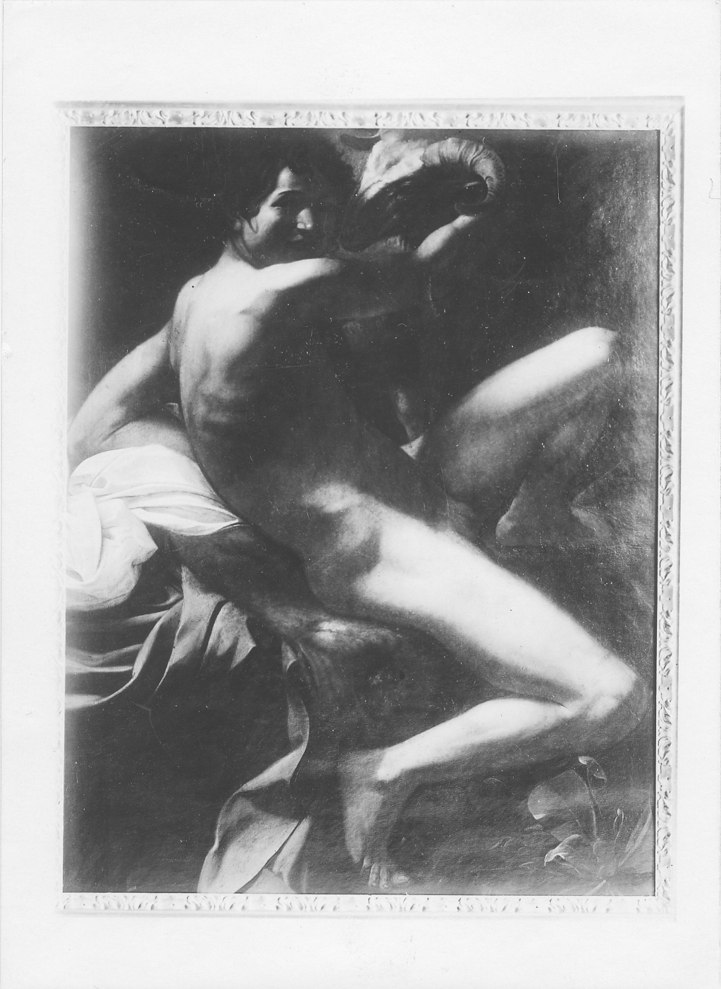 San Giovanni Battista - Dipinti (positivo) di Caravaggio (attr), Anonimo (XX)