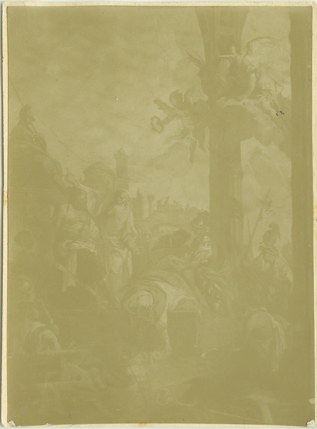 Supplizio di San Secondo - Affreschi (positivo) di Carlone, Carlo Innocenzo, Gallina, F.F (XIX/ XX)