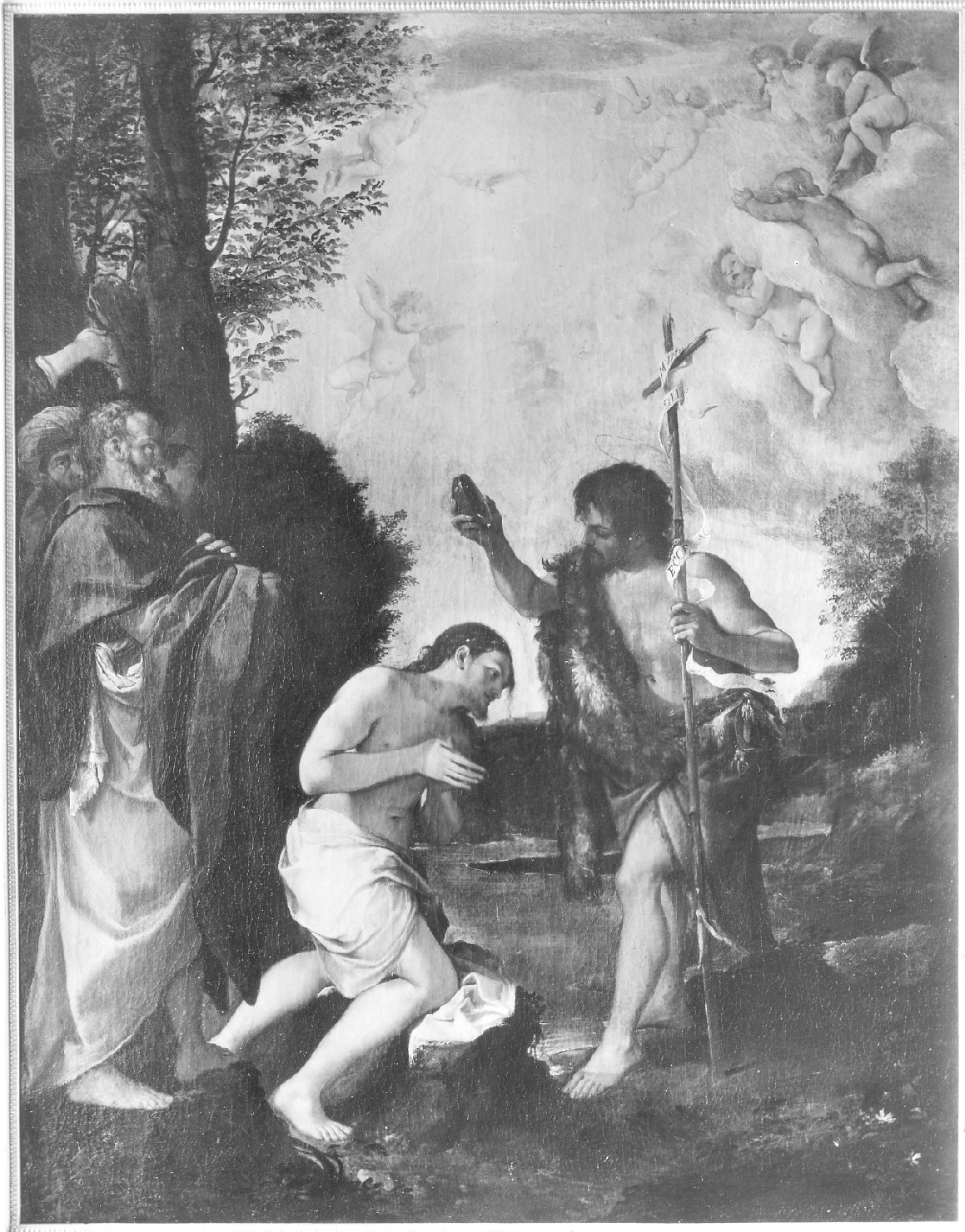 Battesimo di Cristo - Dipinti (positivo) di Carracci, Ludovico, Anonimo (XX)