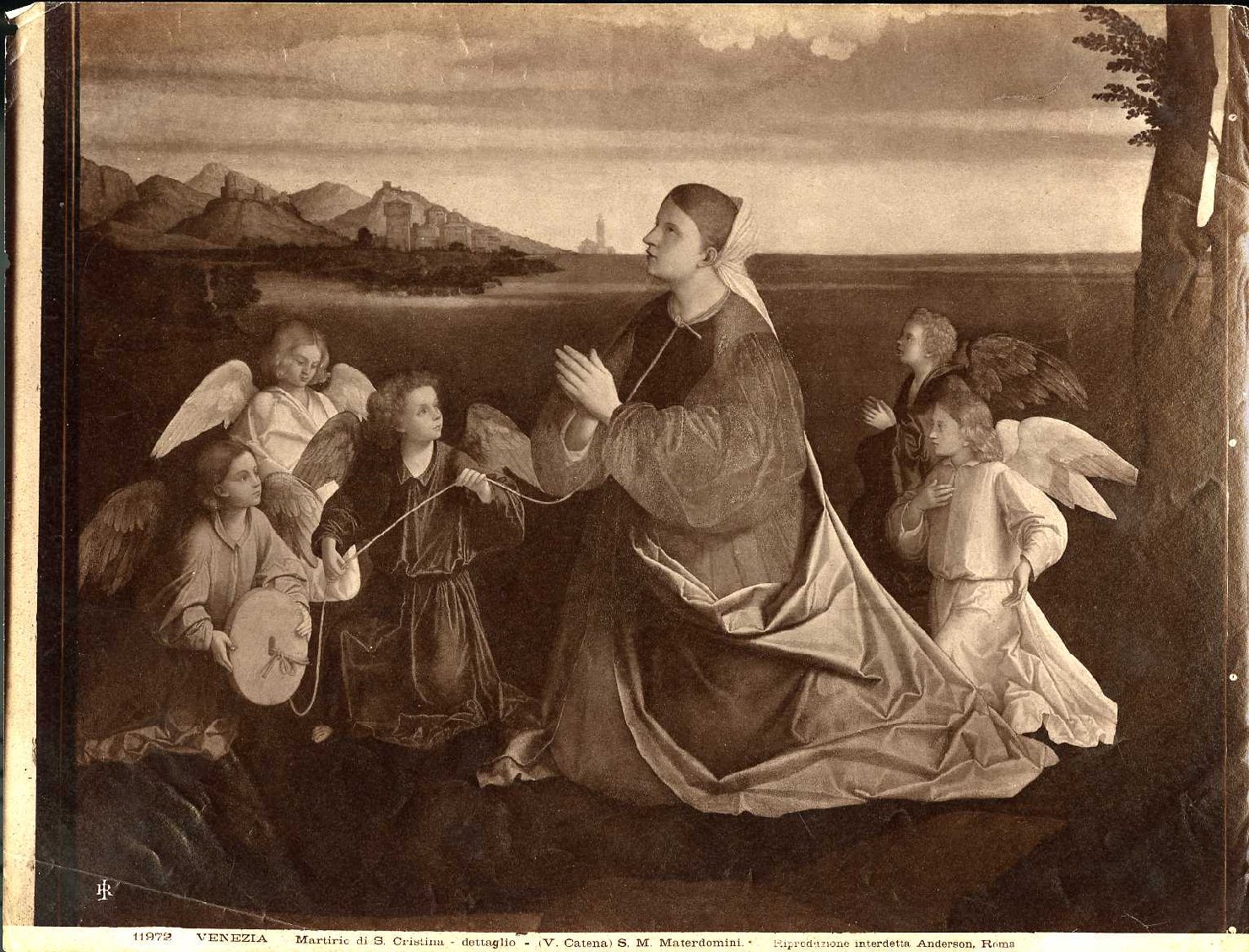 Martirio di Santa Cristina - Dipinti (positivo) di Catena, Vincenzo di Biagio, Anderson, Domenico (ditta) (XIX/ XX)