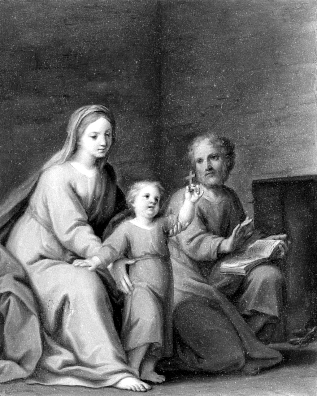 Sacra Famiglia (dipinto) di Franceschini Marcantonio (seconda metà sec. XVII)