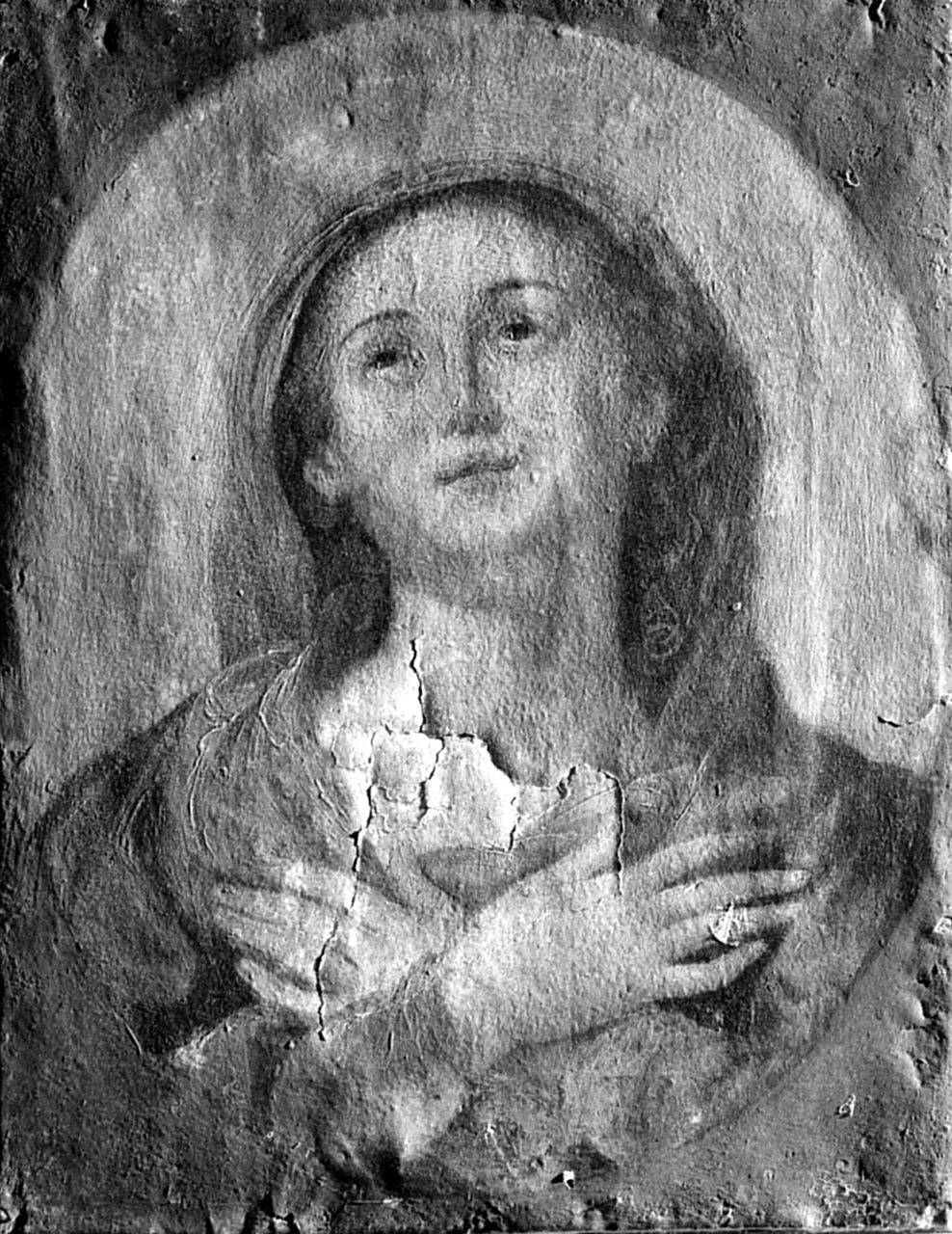Madonna orante (dipinto) - ambito bolognese (prima metà sec. XVIII)