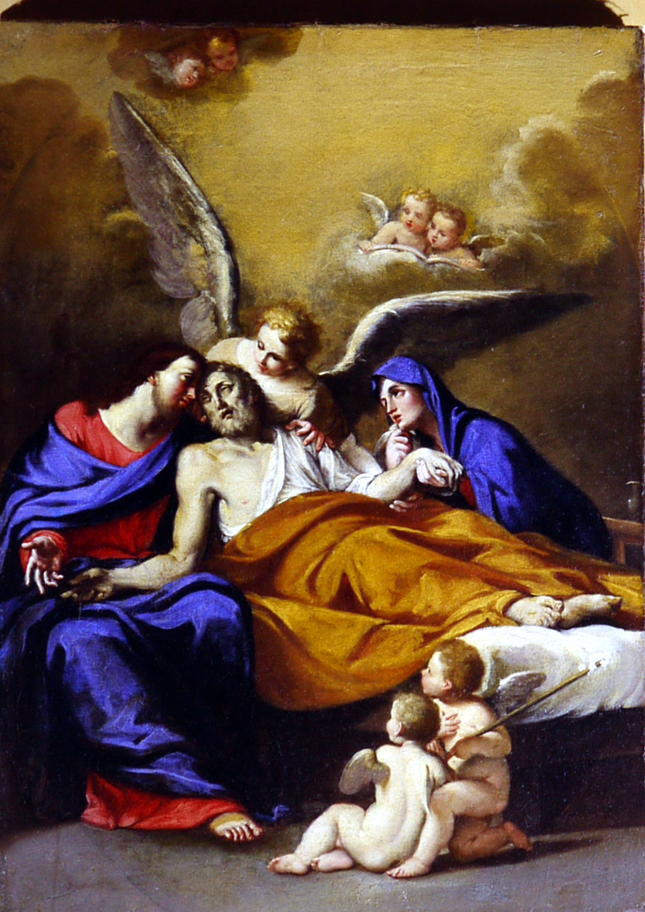 morte di San Giuseppe (dipinto) - ambito bolognese (metà sec. XVIII)