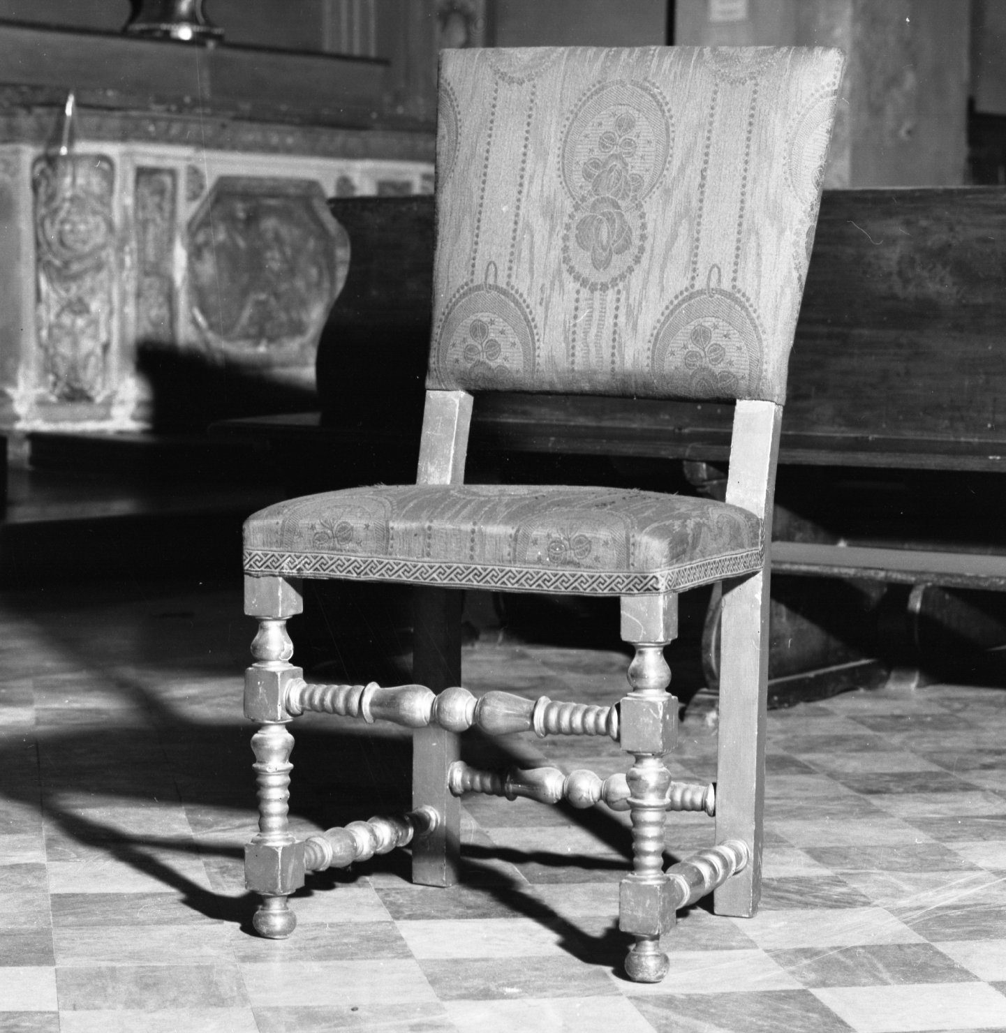 sedia del celebrante - bottega emiliano-romagnola (sec. XVII)