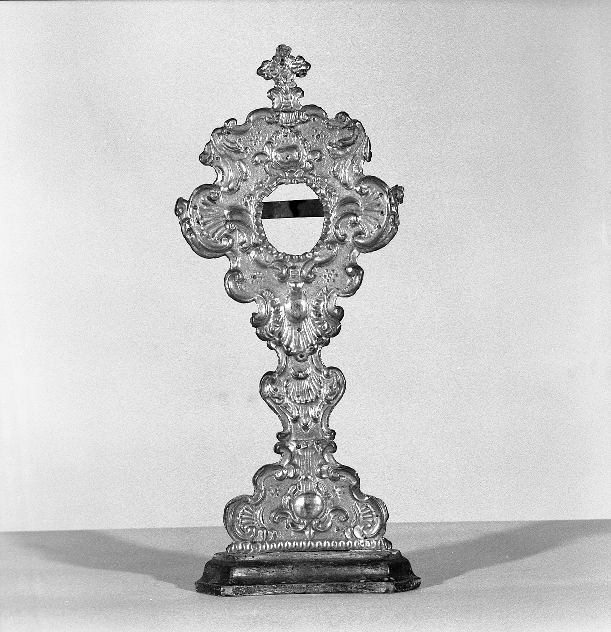 reliquiario - a ostensorio - bottega emiliano-romagnola (sec. XVIII)