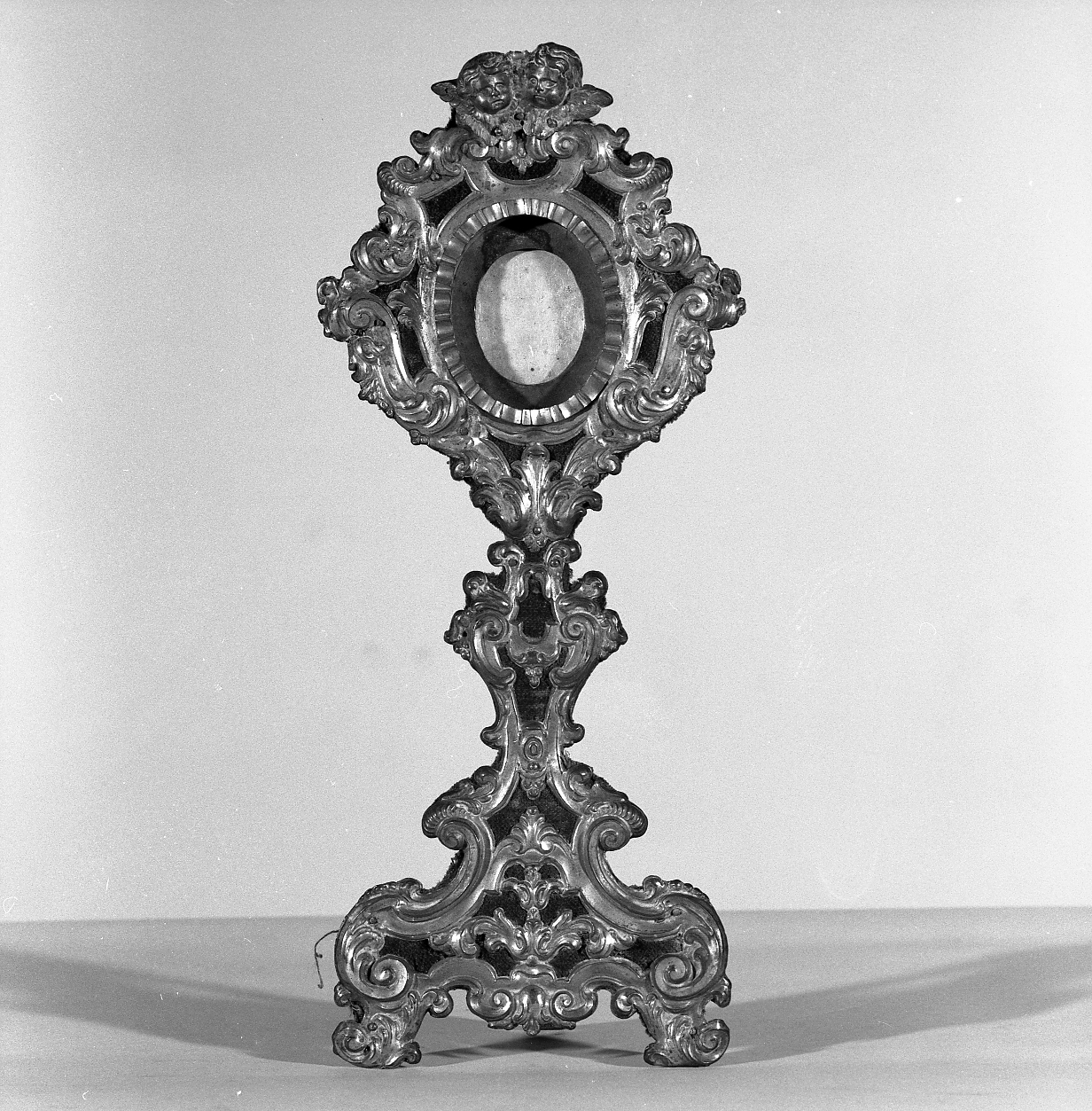 reliquiario - a ostensorio - bottega italiana (sec. XVIII)