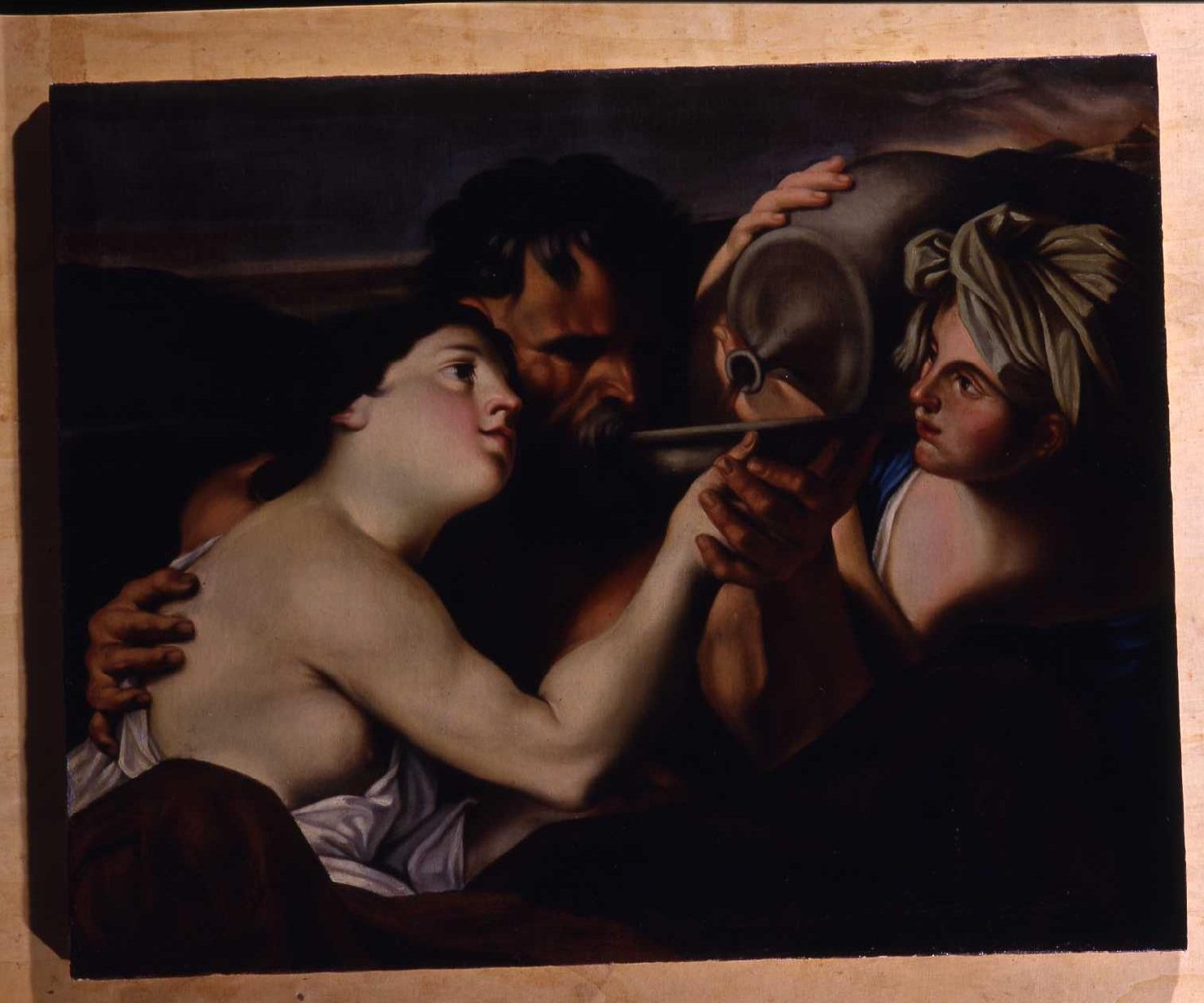 Lot e le figlie (dipinto) - ambito emiliano (prima metà sec. XVIII)