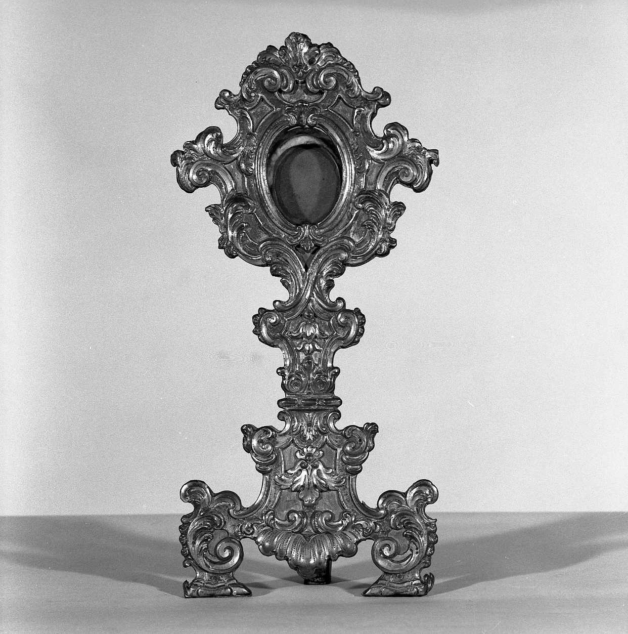 reliquiario - a ostensorio - bottega emiliano-romagnola (sec. XVIII)