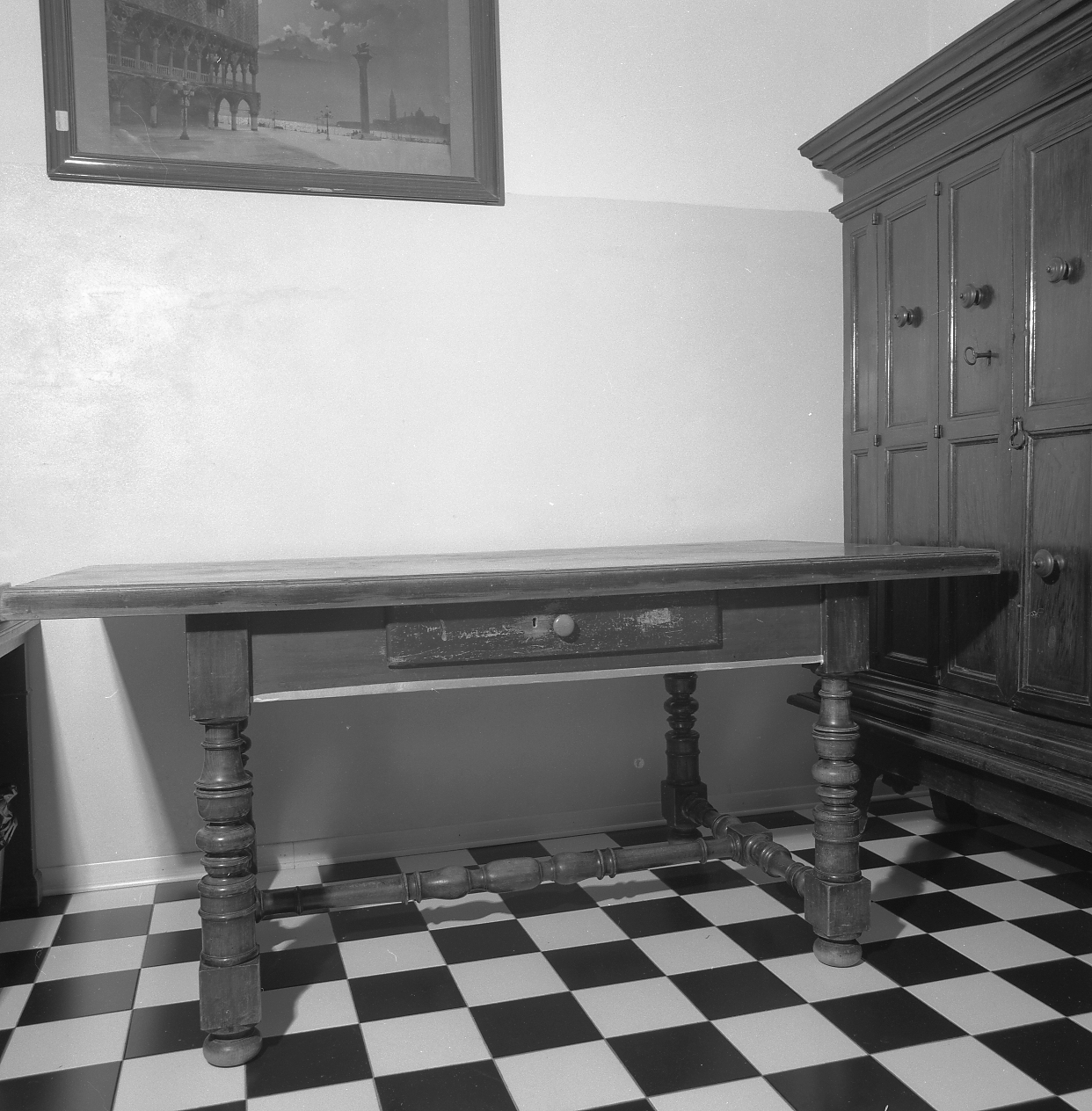 tavolo - bottega emiliana (ultimo quarto sec. XIX)