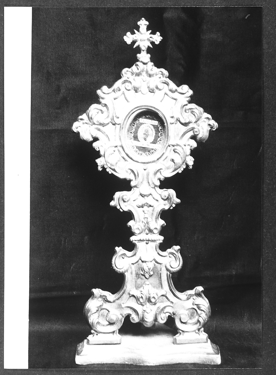 reliquiario - a ostensorio - bottega bolognese (sec. XVIII)