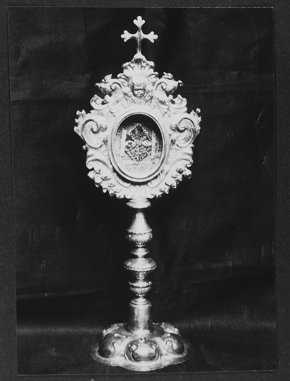 reliquiario - a ostensorio - bottega bolognese (sec. XVIII)