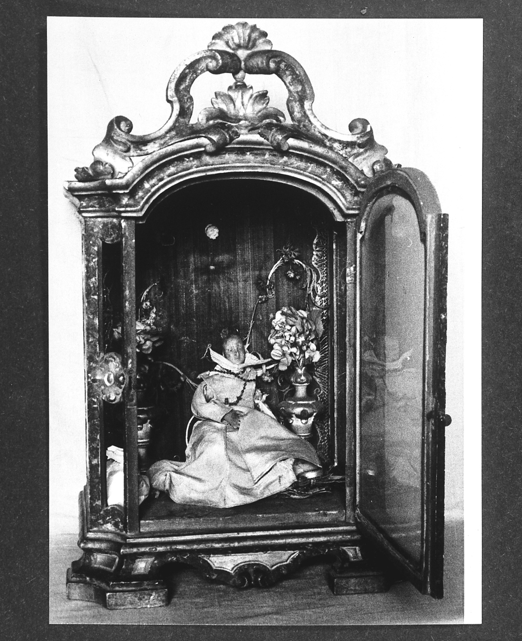 Santa Caterina da Bologna (scarabattolo) - bottega bolognese (sec. XVIII)