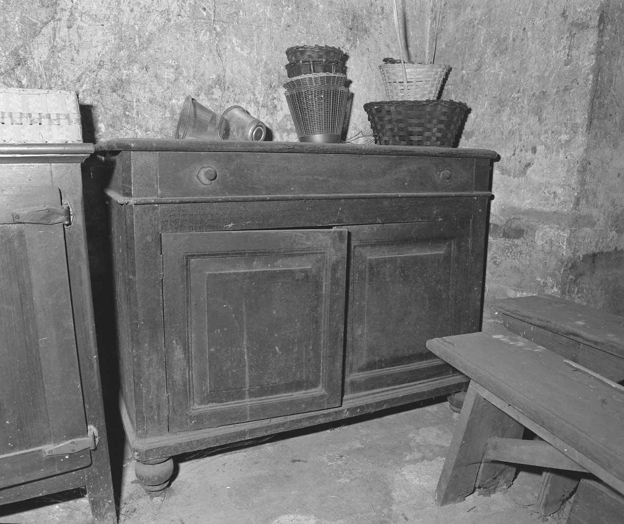 credenza - bottega bolognese (sec. XIX)