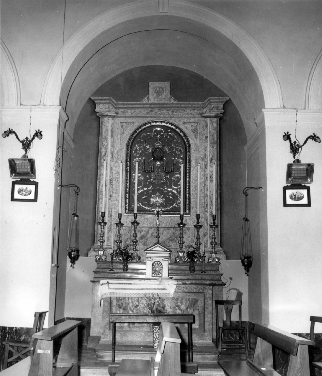 lampada da chiesa, serie - bottega imolese (sec. XIX)