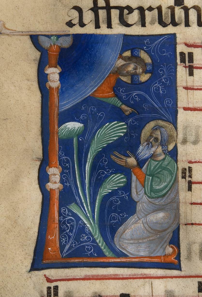 natività di Gesù/ adorazione dei Re Magi/ Cristo benedicente/ Cristo ammonisce San Pietro (miniatura, insieme) - ambito bolognese (sec. XIII)