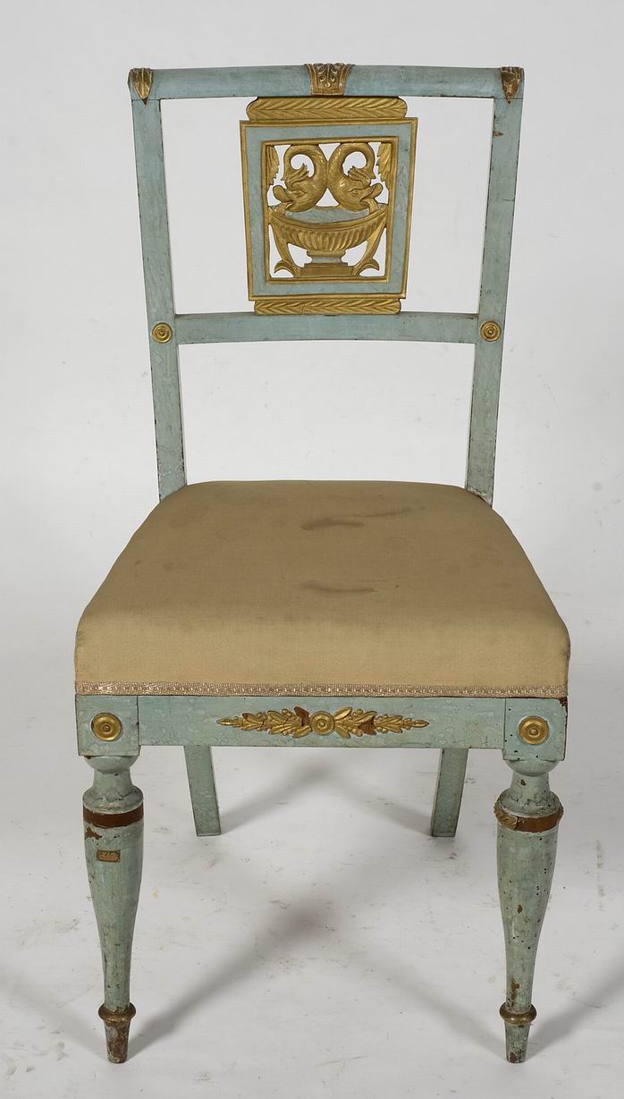 sedia, serie - bottega imolese (inizio sec. XIX)