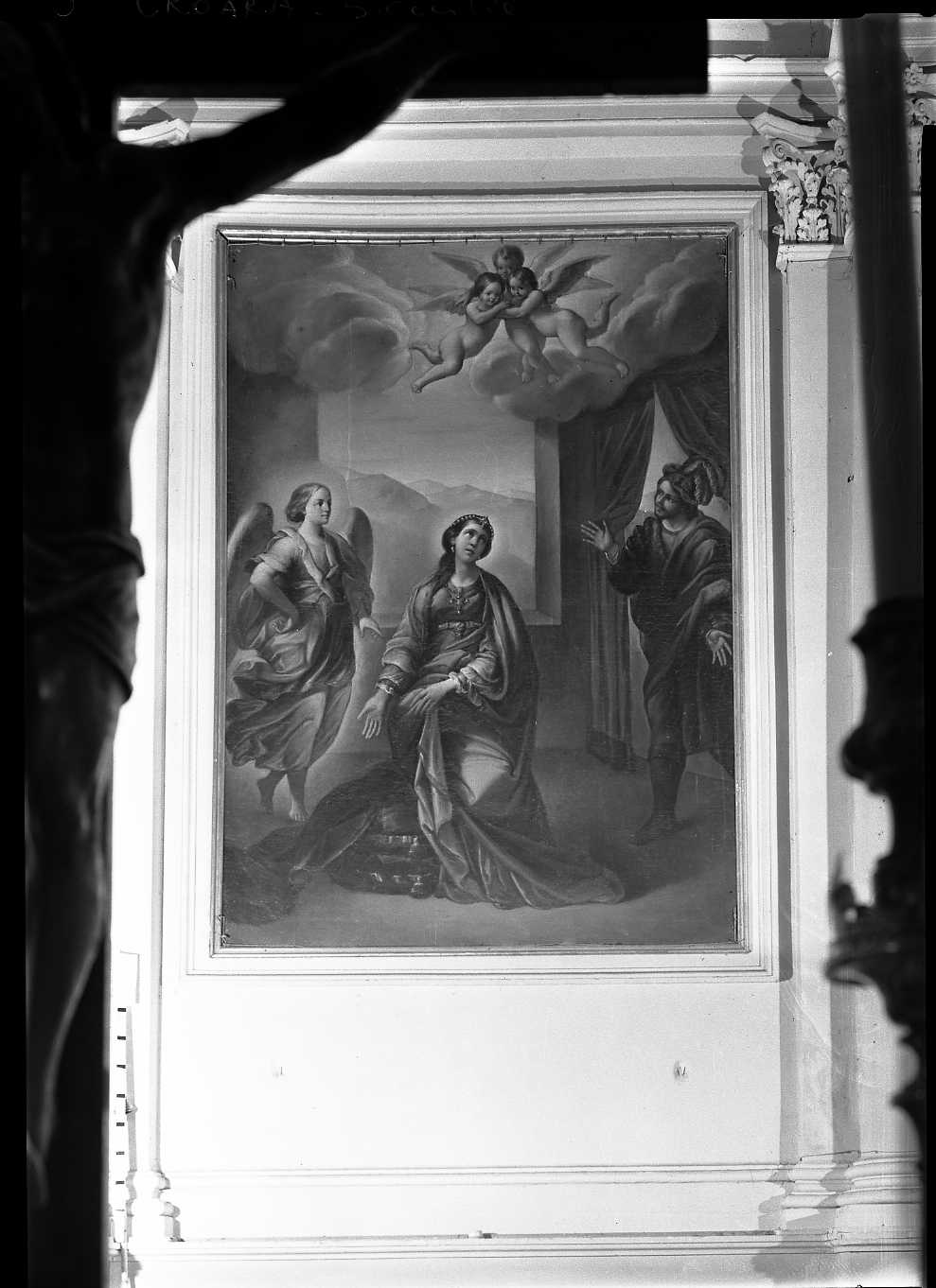 Santa Cecilia (dipinto, pendant) - scuola bolognese (sec. XVII)