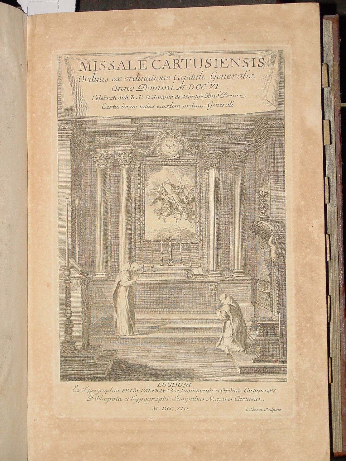 coperta di libro liturgico - ambito italiano (?) (sec. XVIII)