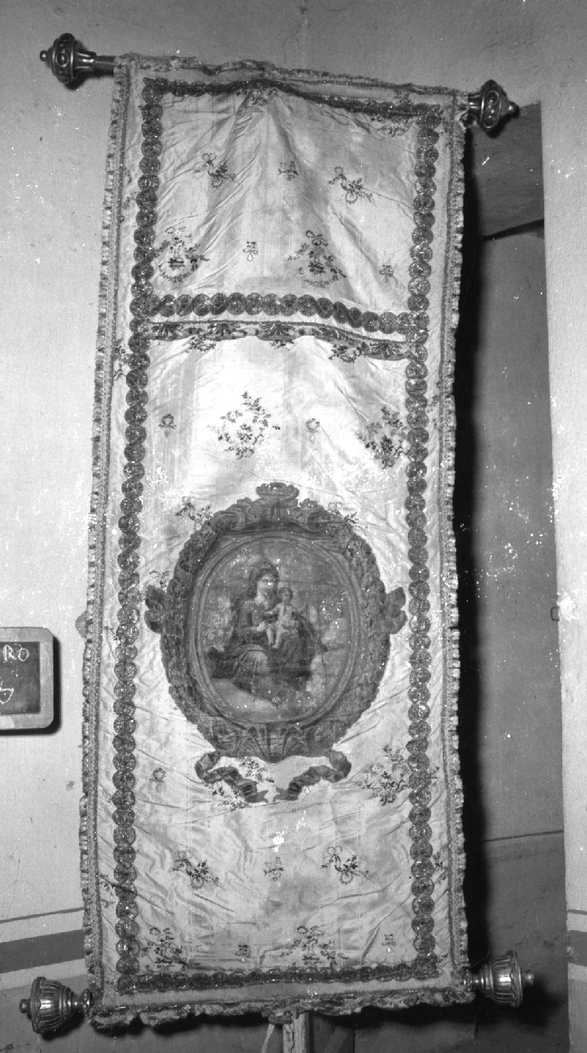 stendardo processionale - manifattura emiliana (sec. XVIII)