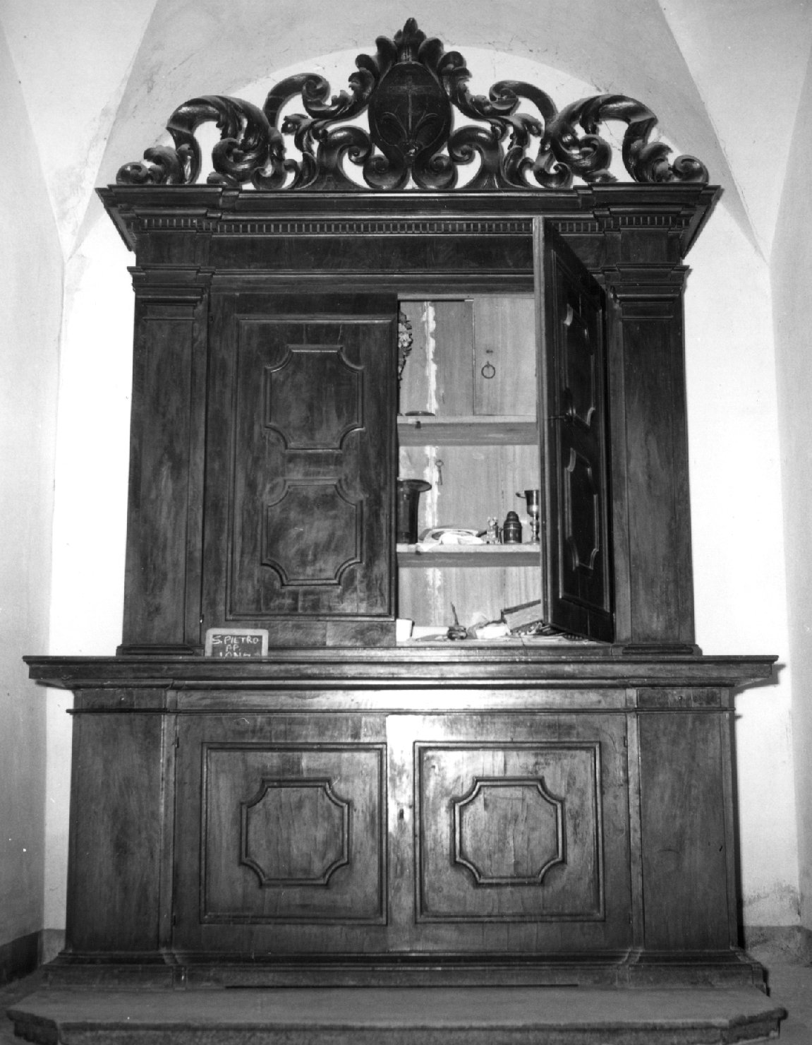 armadio da sacrestia - bottega bolognese (sec. XVIII)