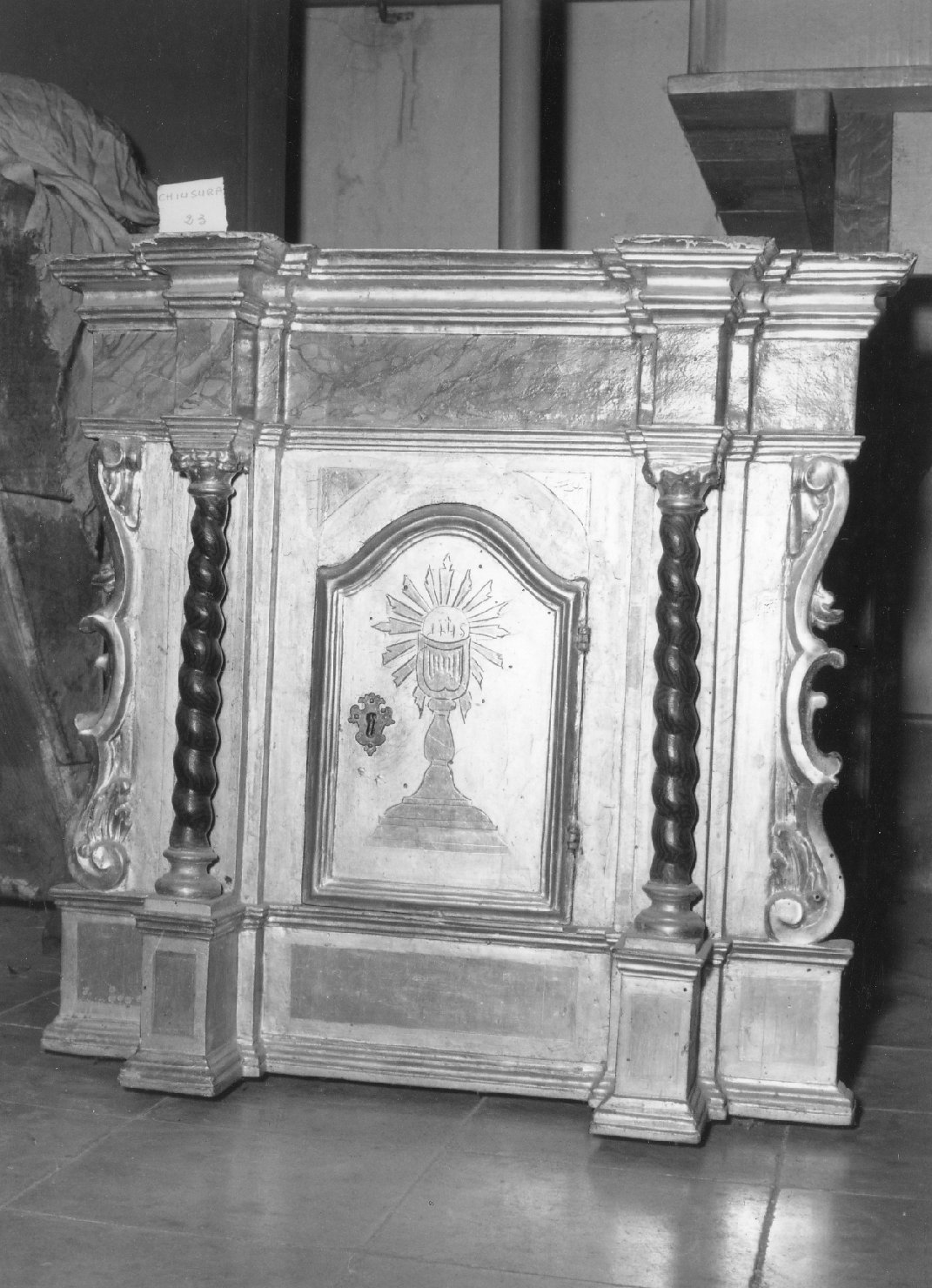 tabernacolo - a tempietto - bottega imolese (sec. XVIII)