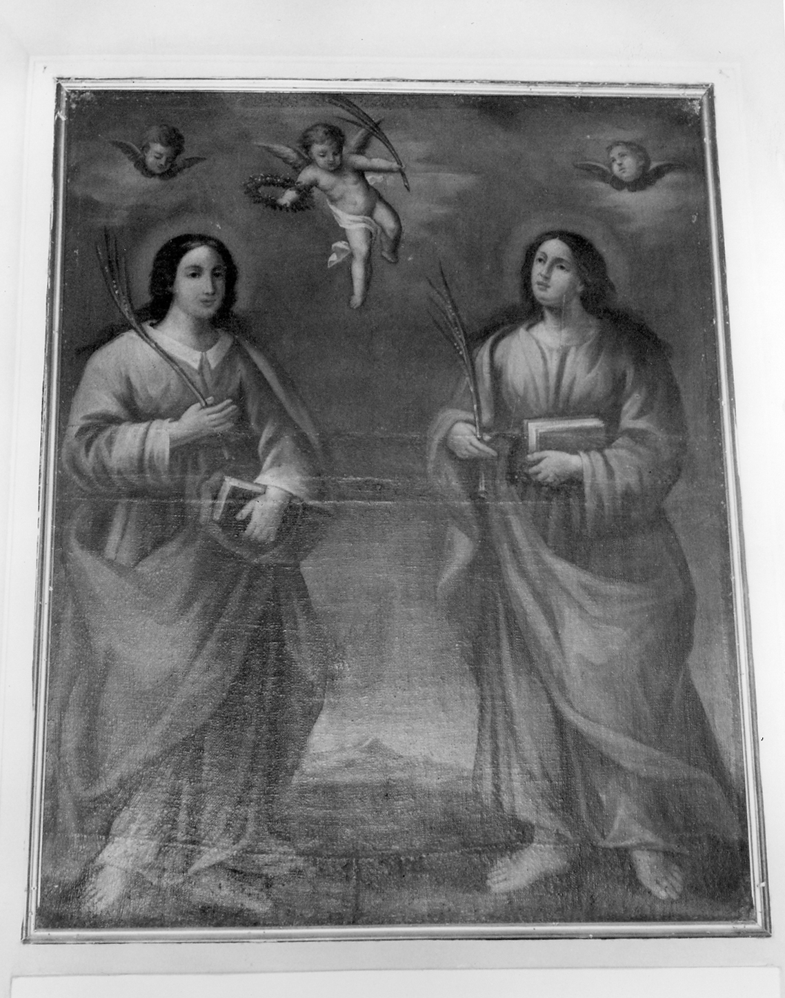 San Giovanni e San Paolo (dipinto) di Francucci Innocenzo detto Innocenzo da Imola (maniera) (fine/inizio secc. XVI/ XVII)