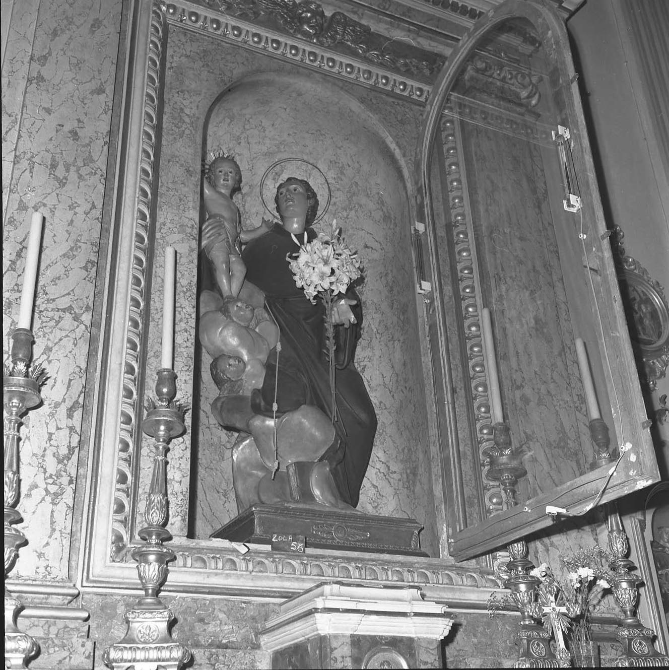 Sant'Antonio da Padova (statua) - bottega emiliana (?) (sec. XVIII)