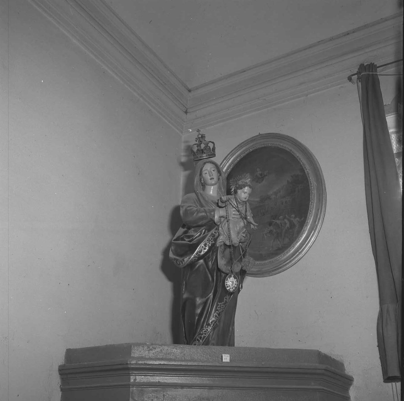 Madonna del Carmelo con Bambino (statua) - bottega emiliana (?) (fine sec. XVIII)