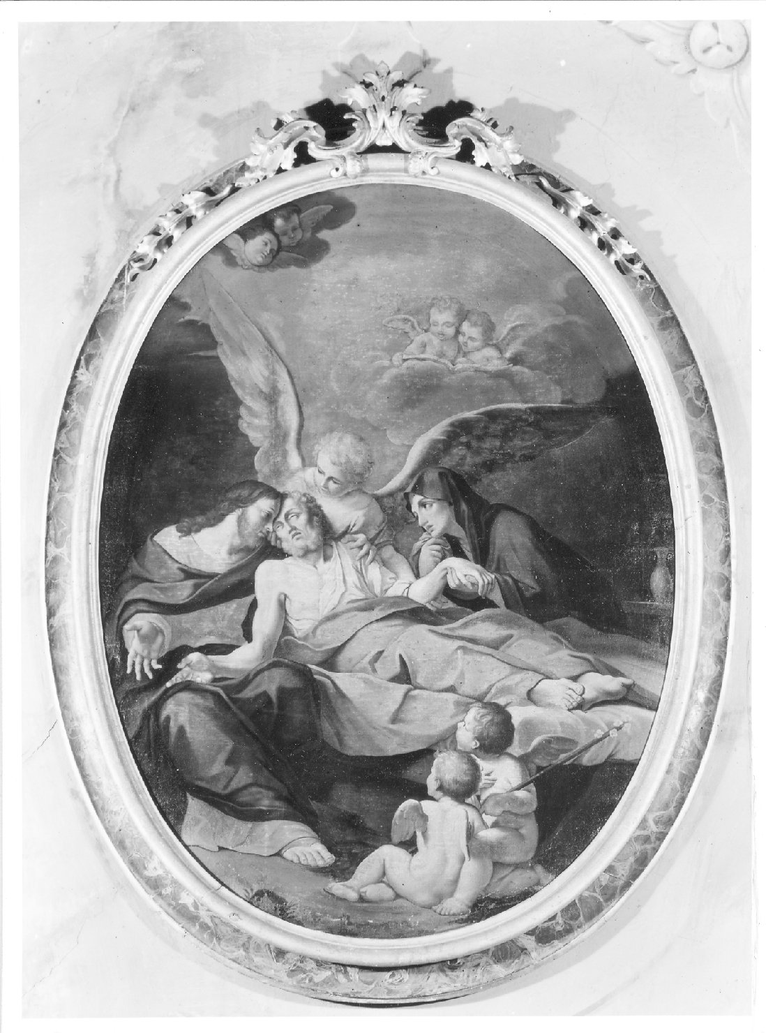 morte di San Giuseppe (dipinto) - ambito bolognese (?) (sec. XIX)