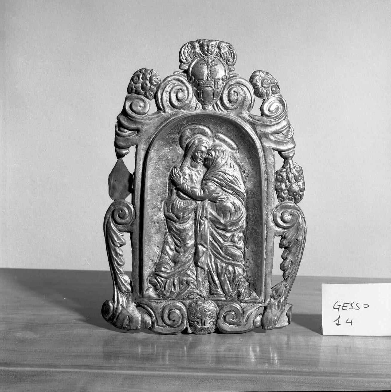 visitazione (pace) - bottega italiana (sec. XVII)