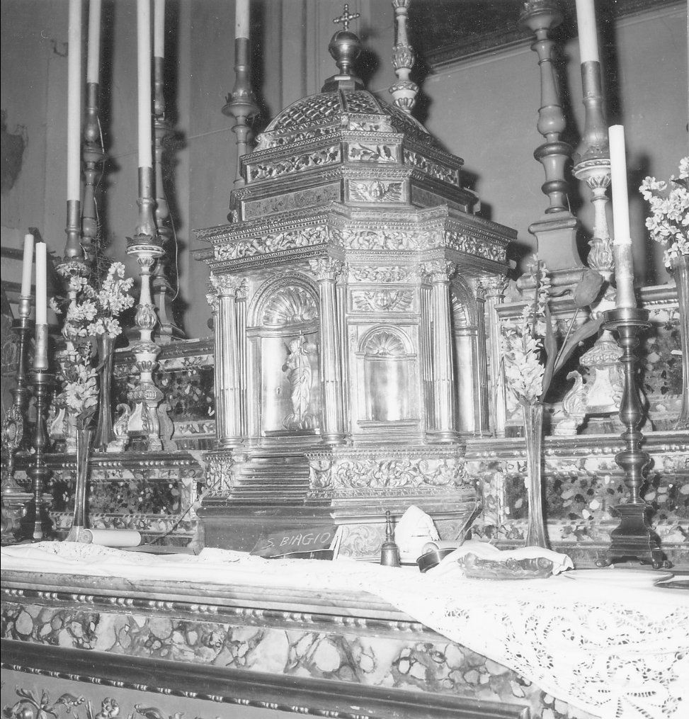 ciborio - bottega italiana (inizio sec. XVII)