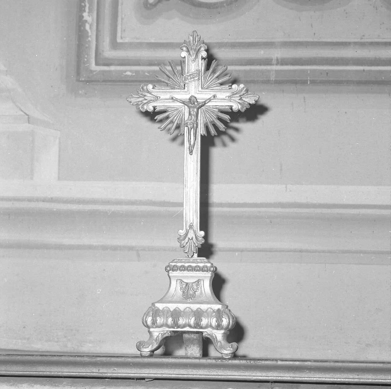 croce da tavolo - bottega italiana (sec. XIX)