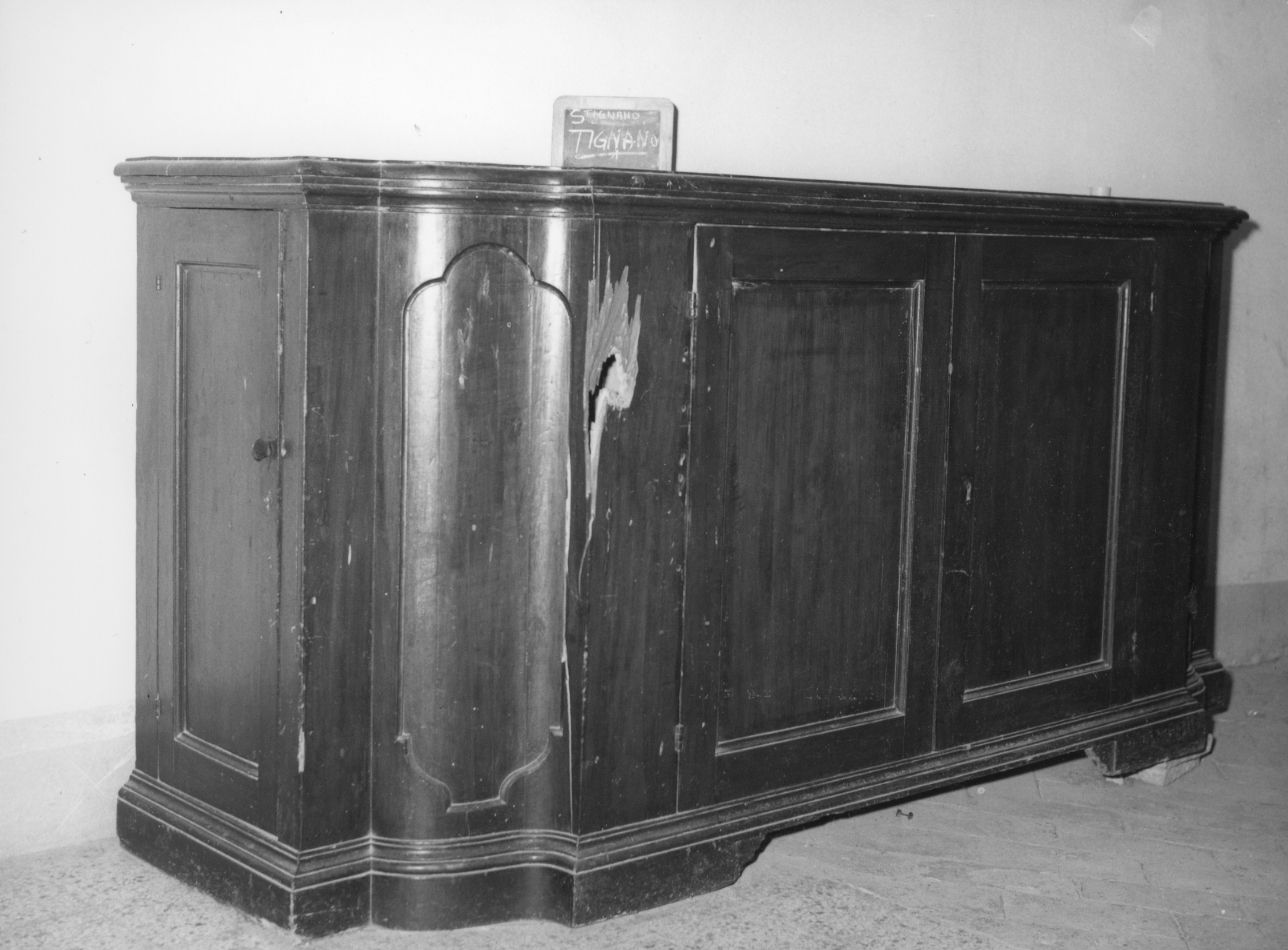 mobile da sacrestia - bottega emiliana (sec. XVIII)