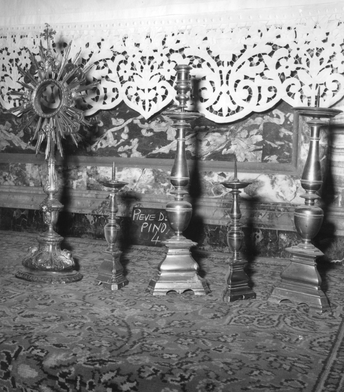 candeliere - bottega emiliana (inizio sec. XVIII)