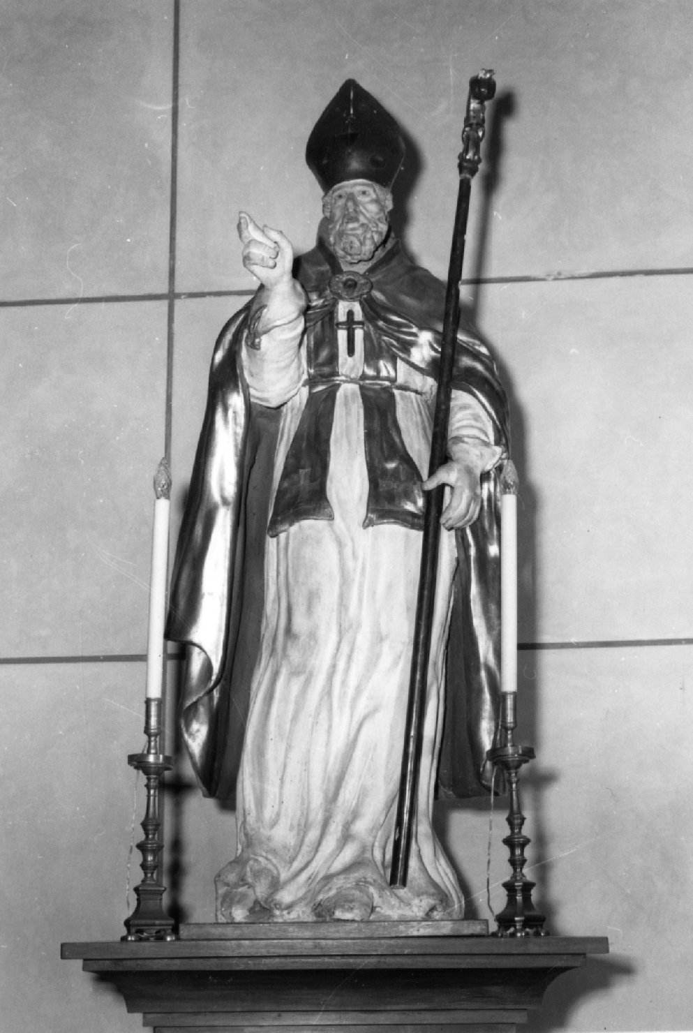 San Savino vescovo (scultura) - bottega emiliano-romagnola (sec. XVIII)