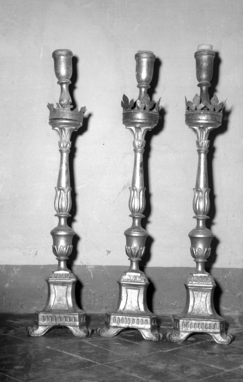 candeliere, serie - bottega emiliano-romagnola (prima metà sec. XIX)