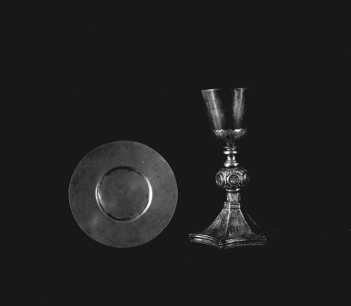 calice con patena - bottega Italia settentrionale (sec. XV)