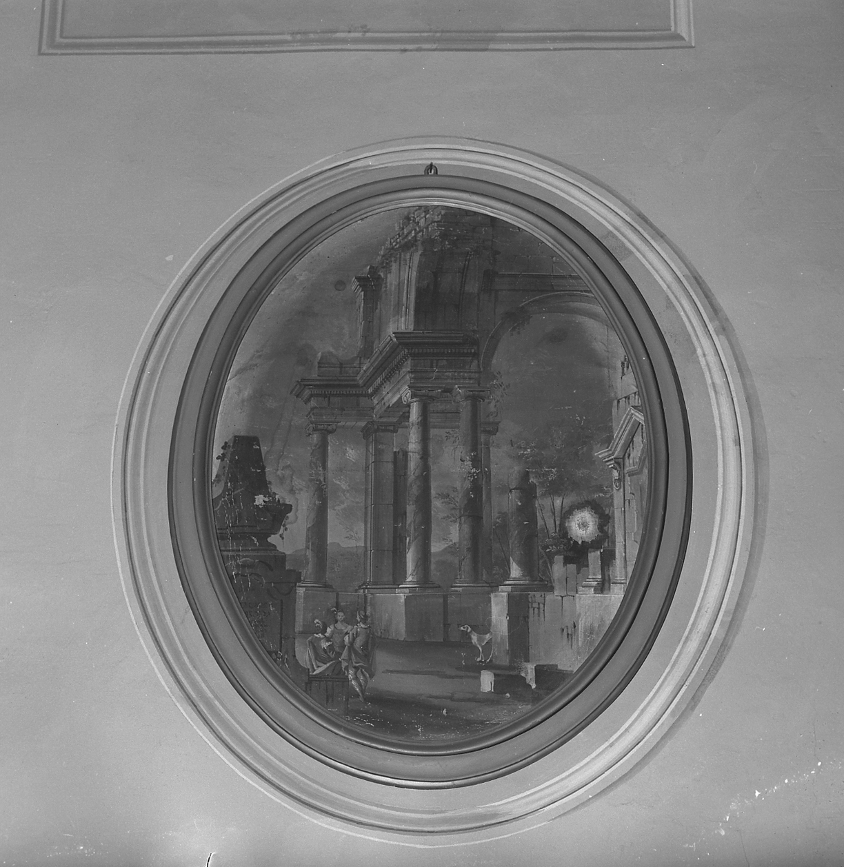 paesaggio con architetture (dipinto, ciclo) di Pesci Prospero, Bertucci Niccolò (seconda metà sec. XVIII)