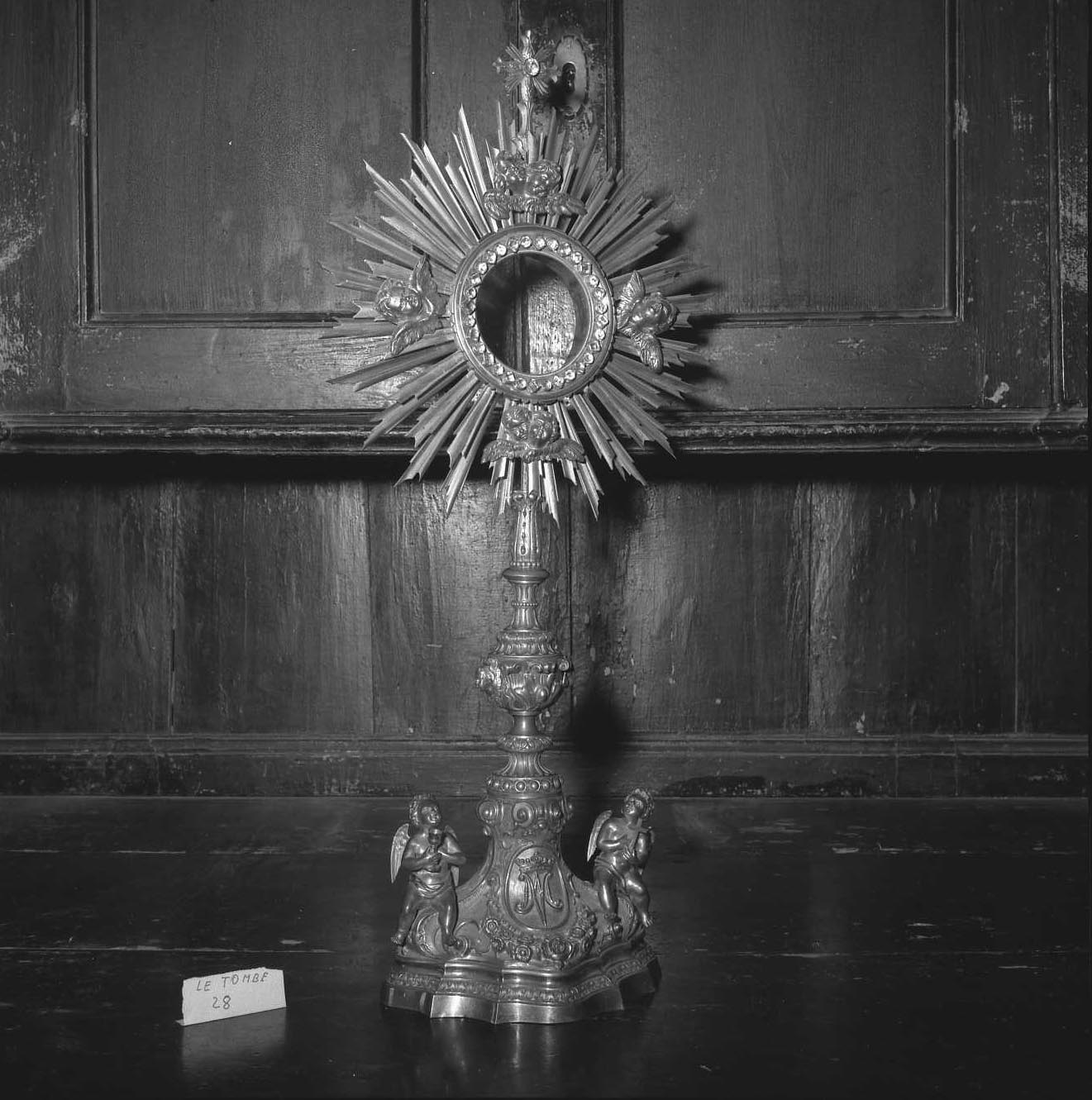 ostensorio - a raggiera - bottega italiana (sec. XIX)