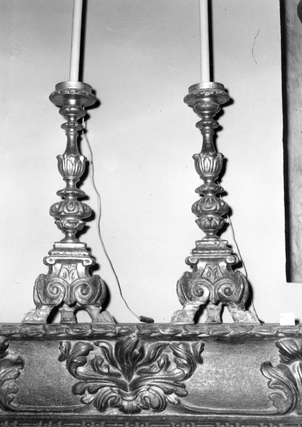 candeliere, serie - bottega emiliana (inizio sec. XIX)