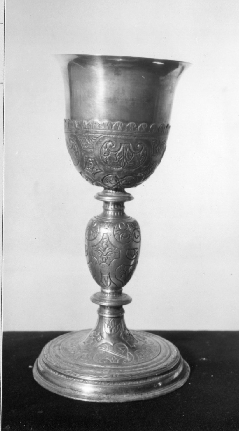 calice - bottega emiliana (sec. XVII)