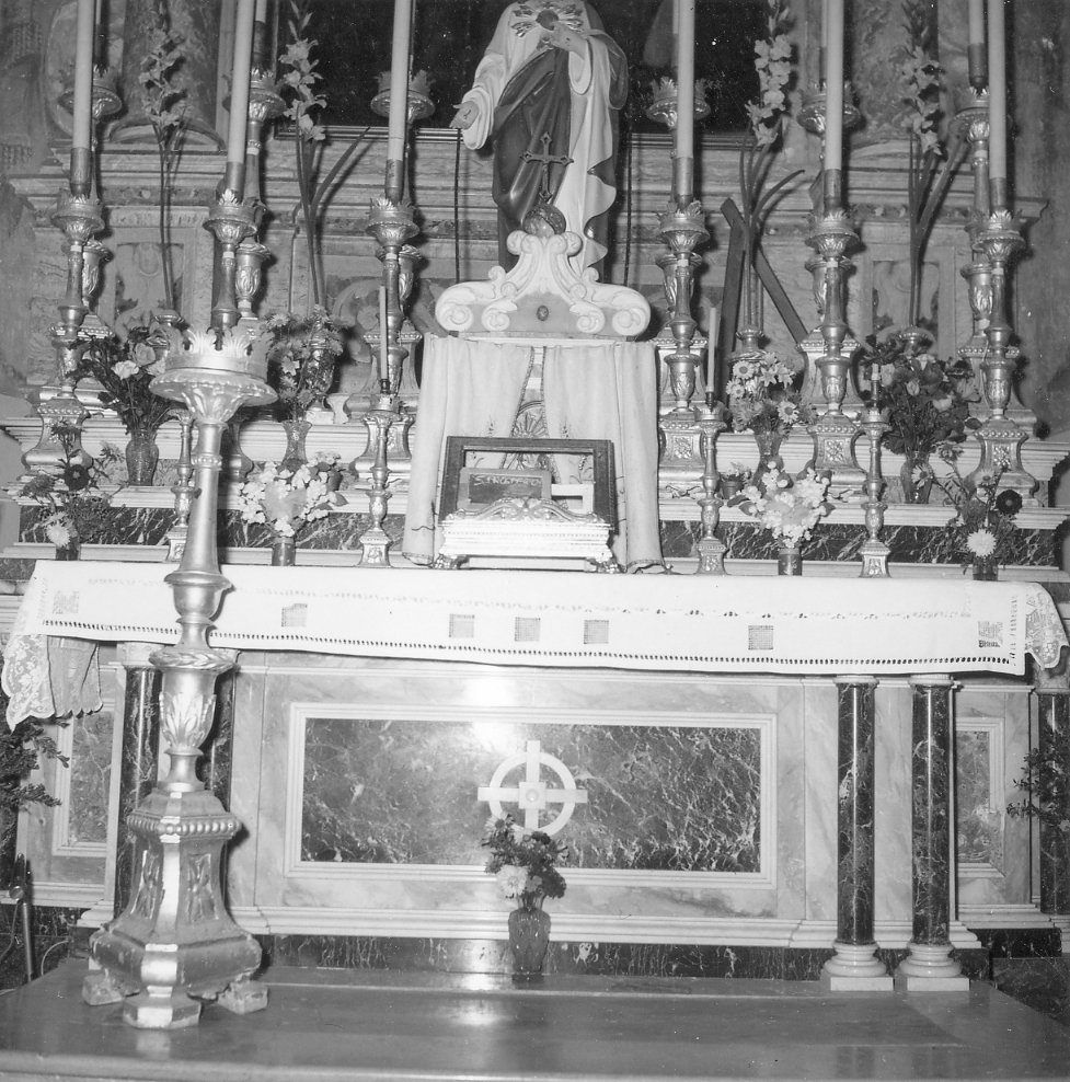 servizio d'altare, insieme - bottega italiana (fine/inizio secc. XVIII/ XIX)