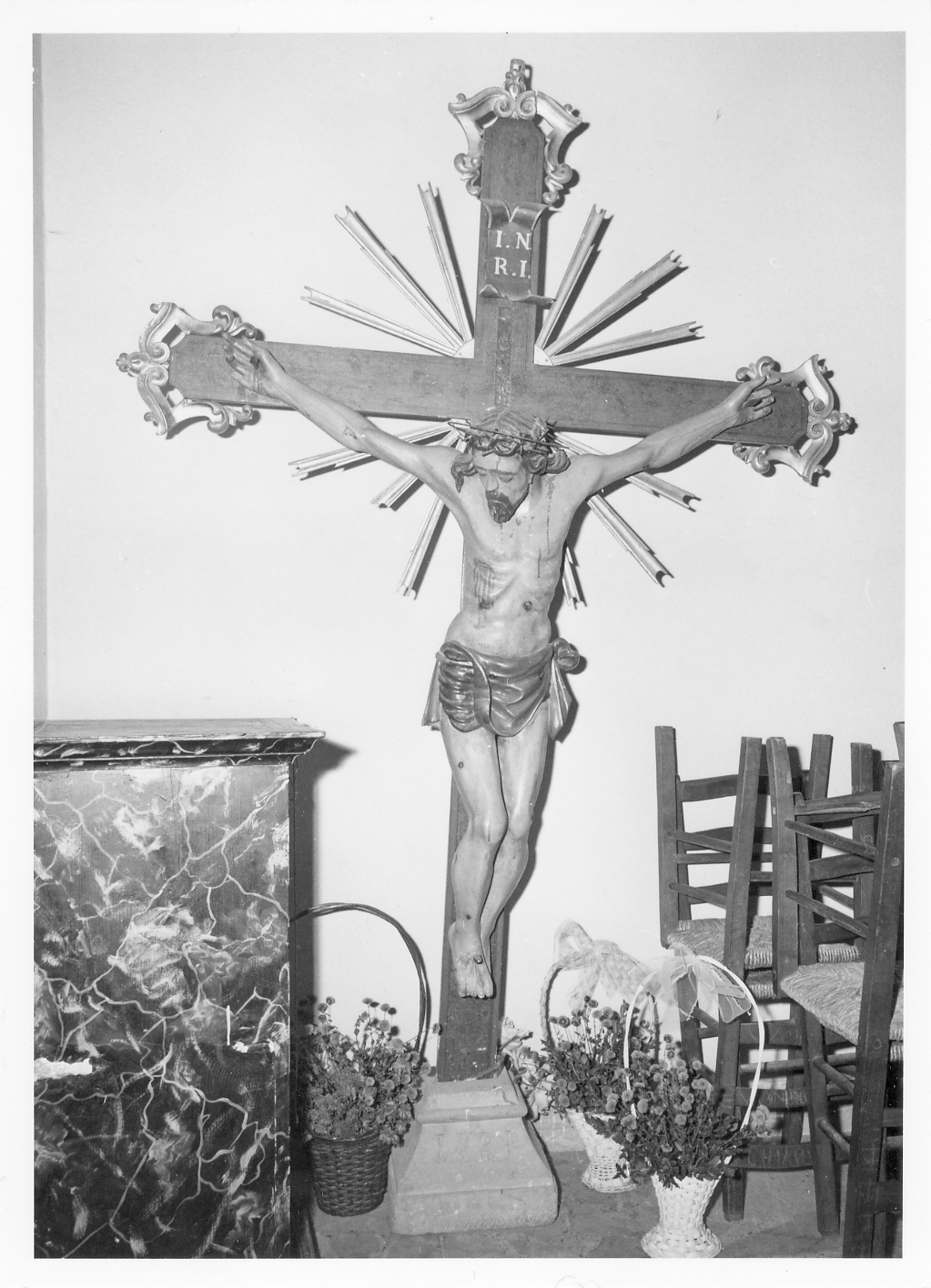 crocifisso - bottega bolognese (sec. XVIII)