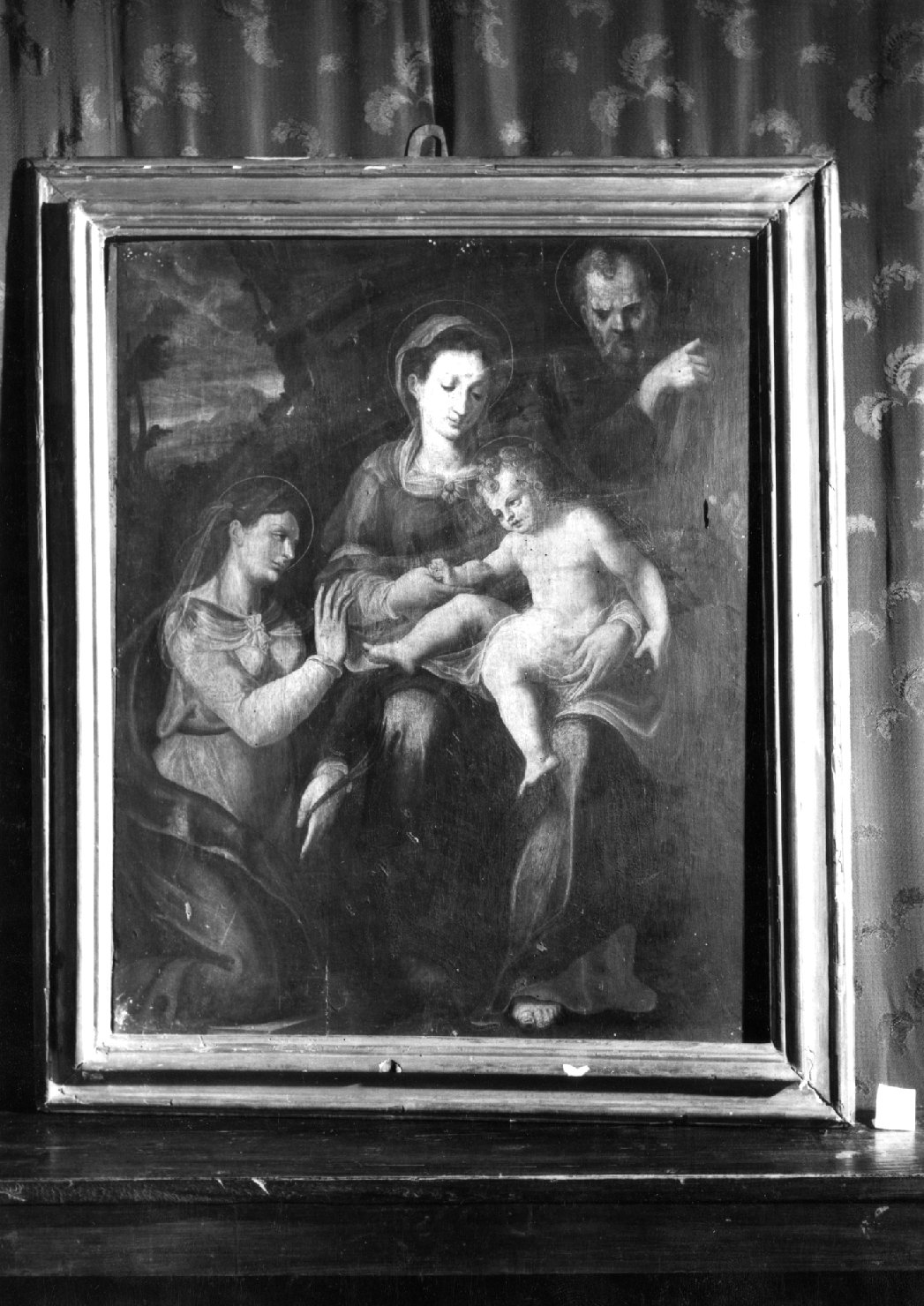 matrimonio mistico di Santa Caterina d'Alessandria (dipinto) - scuola bolognese (seconda metà sec. XVI)