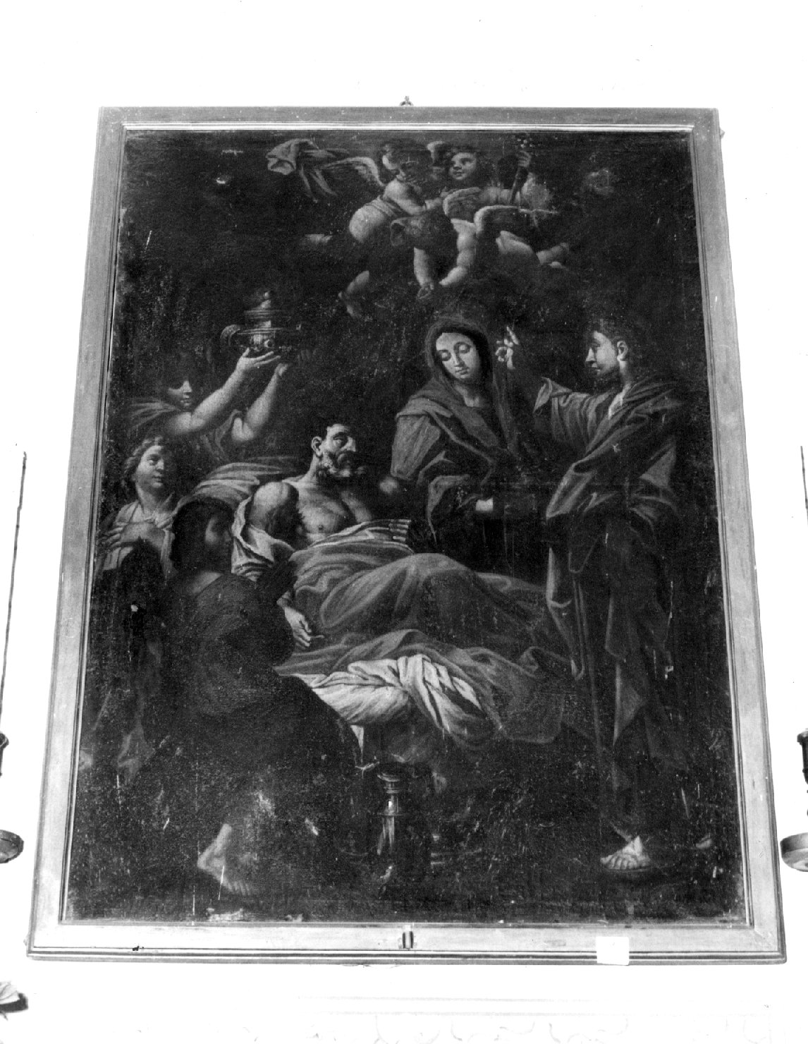 morte di San Giuseppe (dipinto) - ambito imolese (fine sec. XVII)