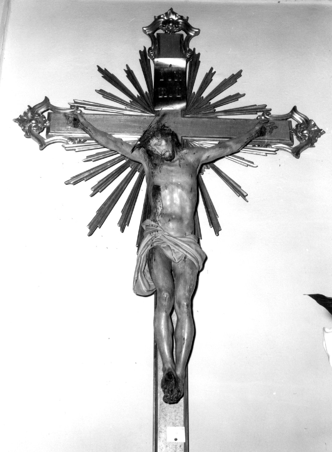 Cristo crocifisso (scultura) - bottega imolese (sec. XVIII)